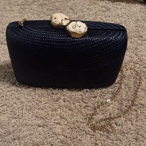 Kayu Jen Clutch with white stone